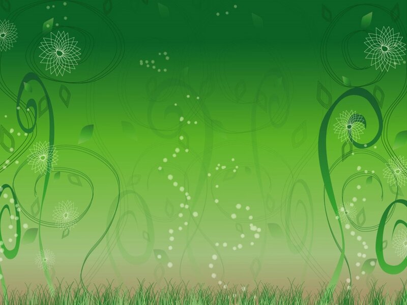 green floral background design