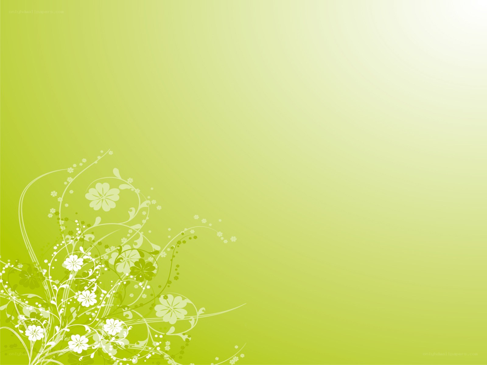 green floral background design