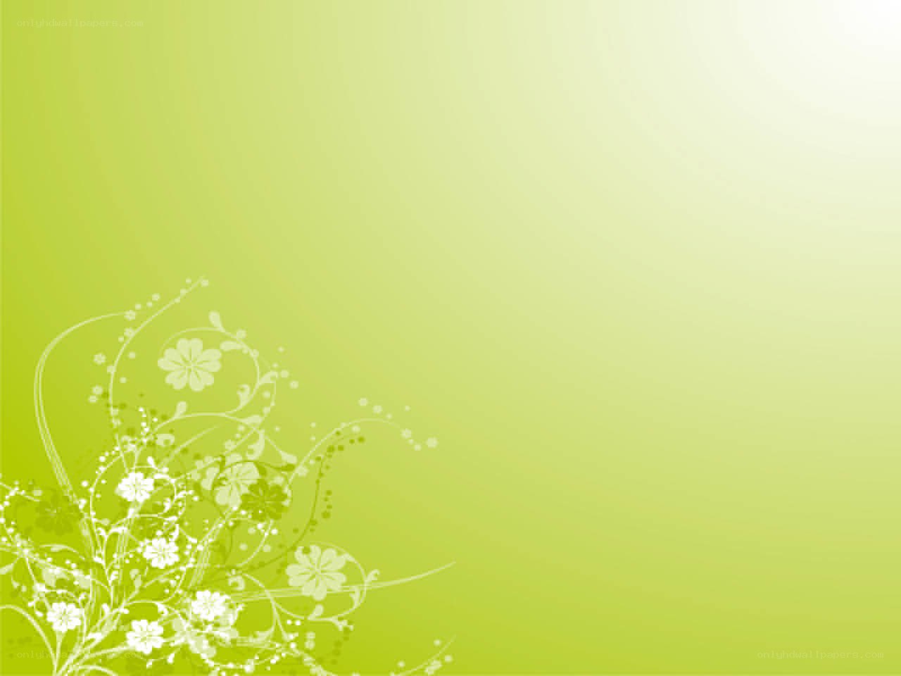 green floral background design