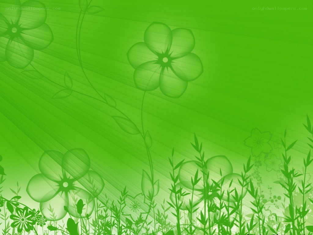 green floral background design