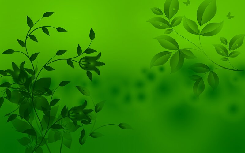 green floral background design