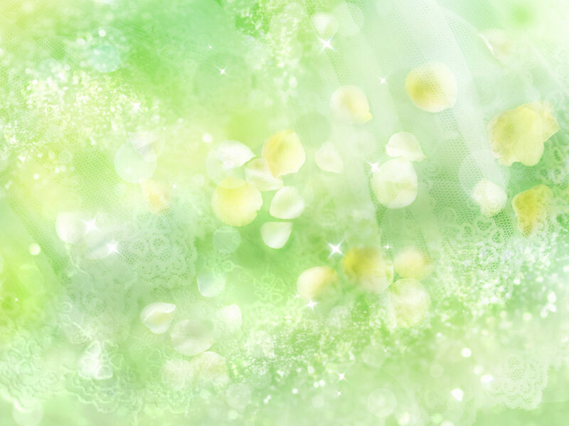 Green Floral Background — Light Green