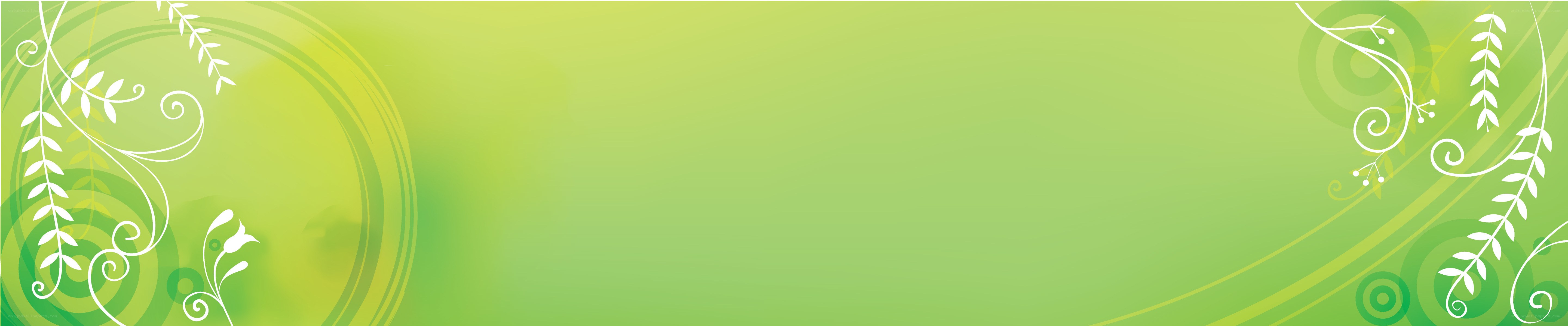 green floral decorative background