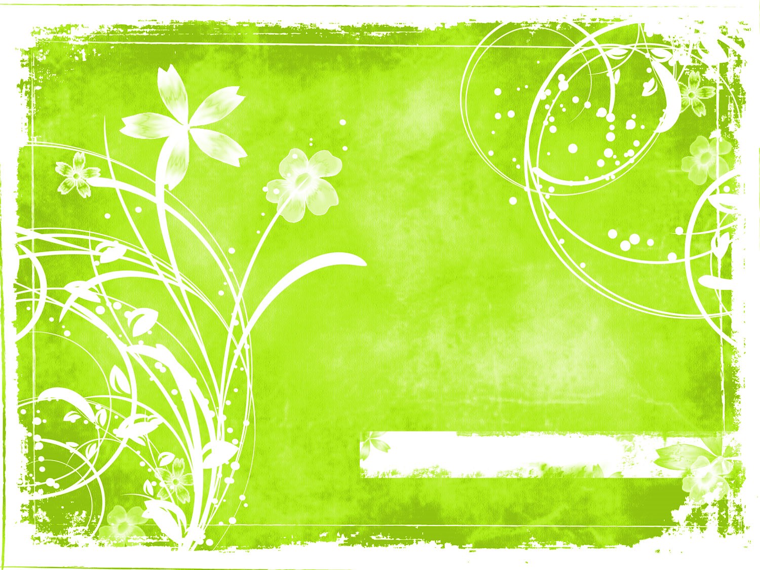 green floral design background