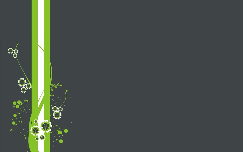green floral design background