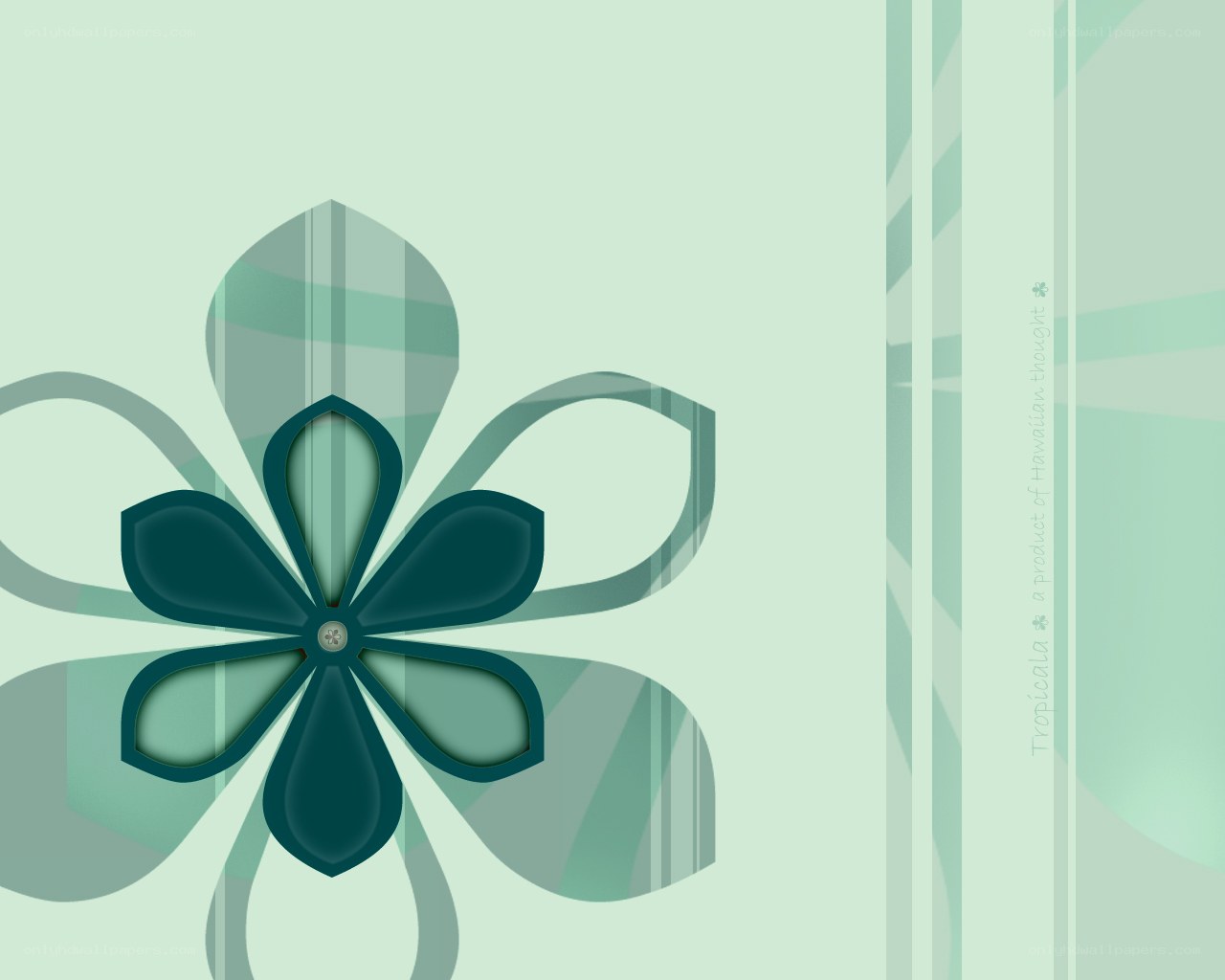 green floral design background