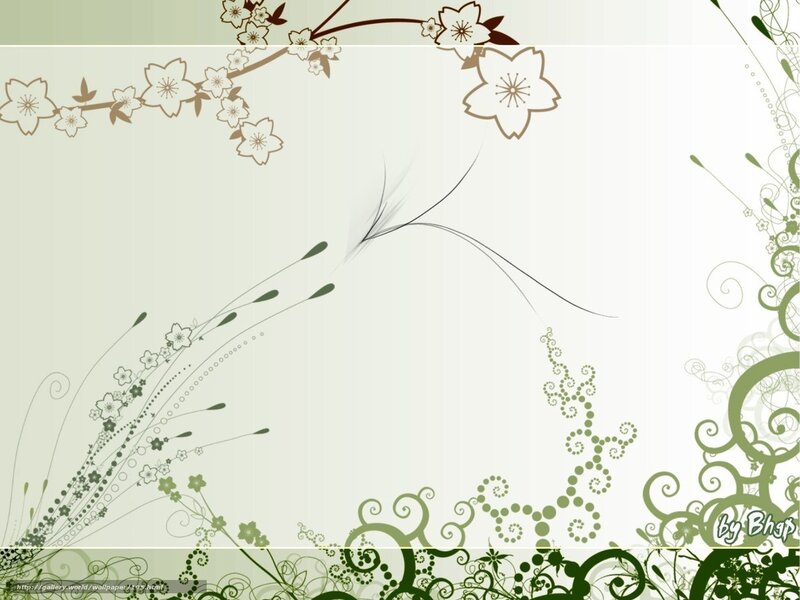 green floral design background