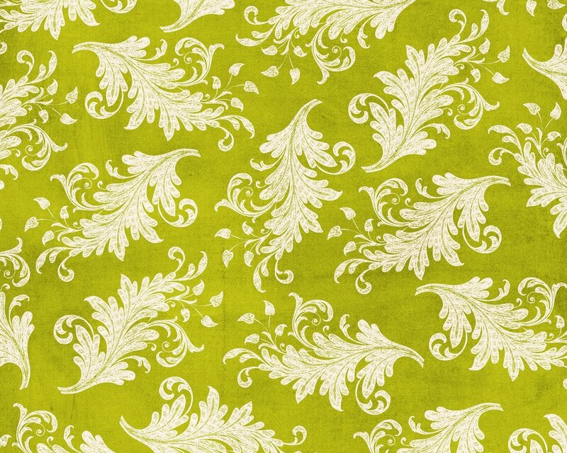 green floral pattern background