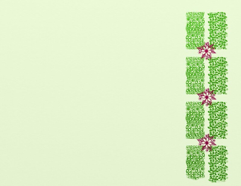 green floral pattern design