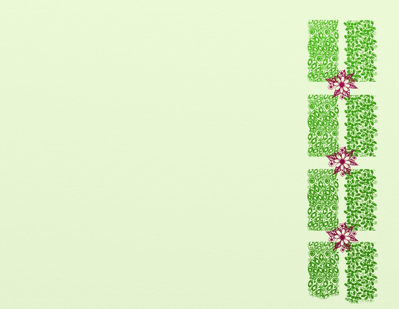 green floral pattern design