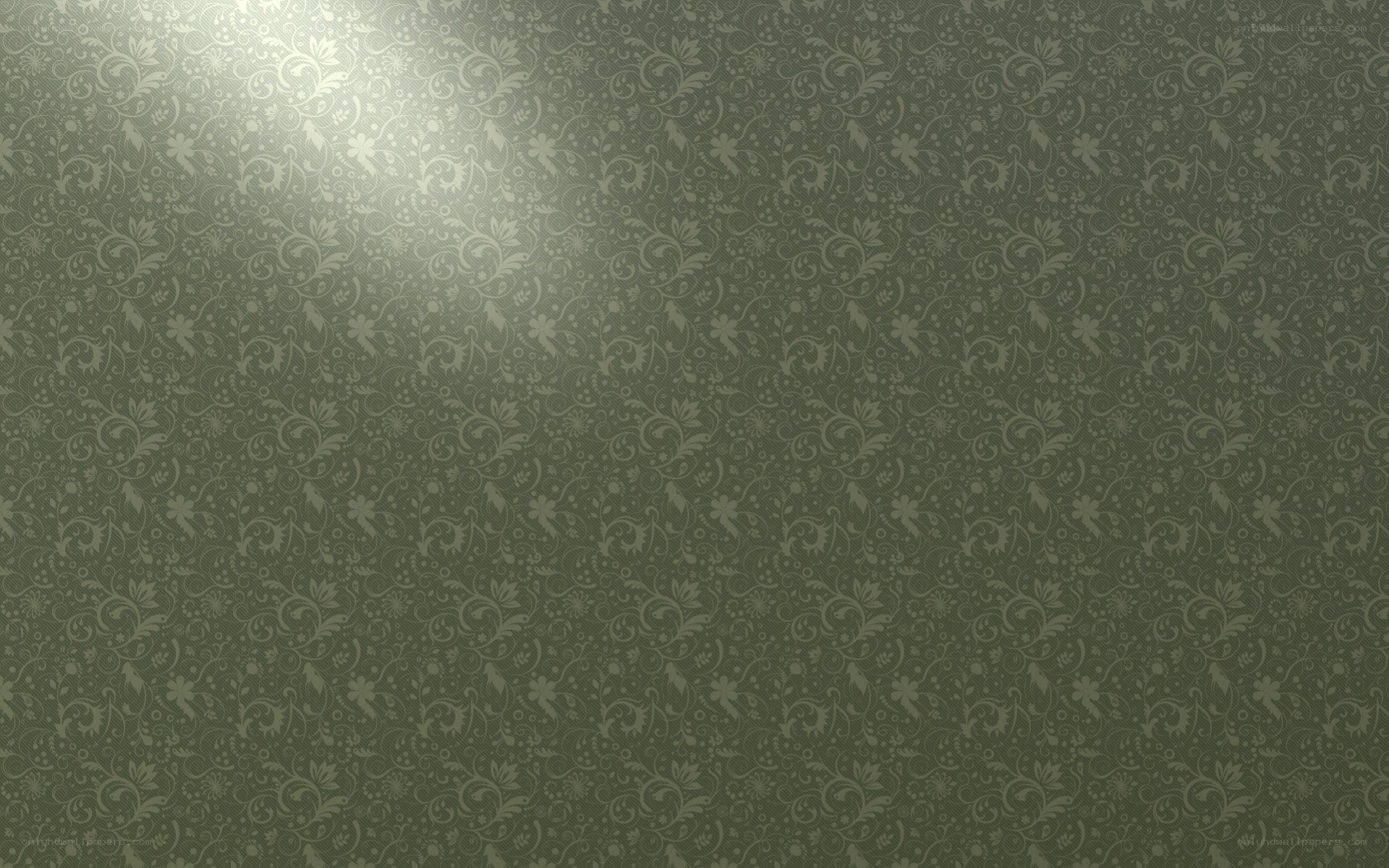green floral wallpaper pattern