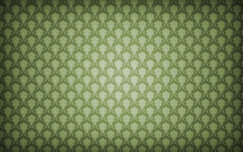 green floral wallpaper pattern