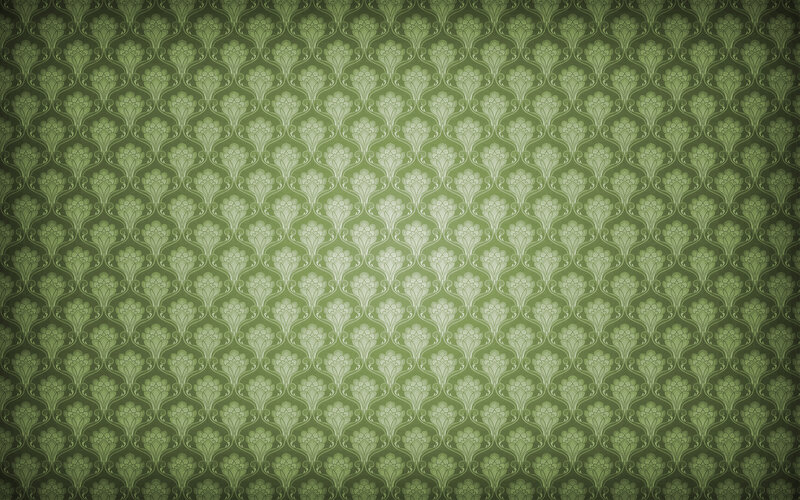 green floral wallpaper pattern