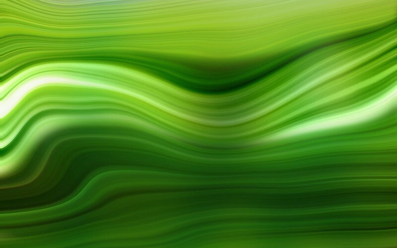 green flowing abstract pattern