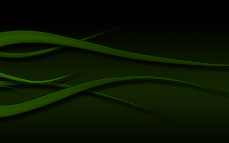 Green Flowing Lines