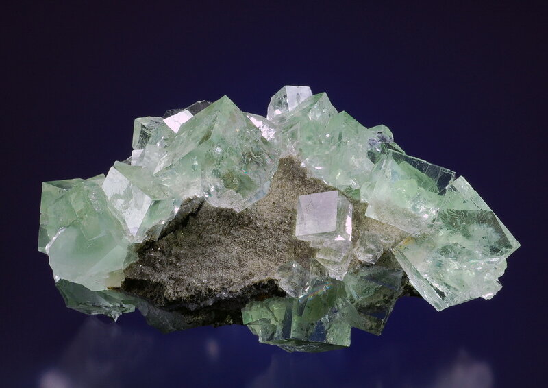 Green Fluorite Crystals