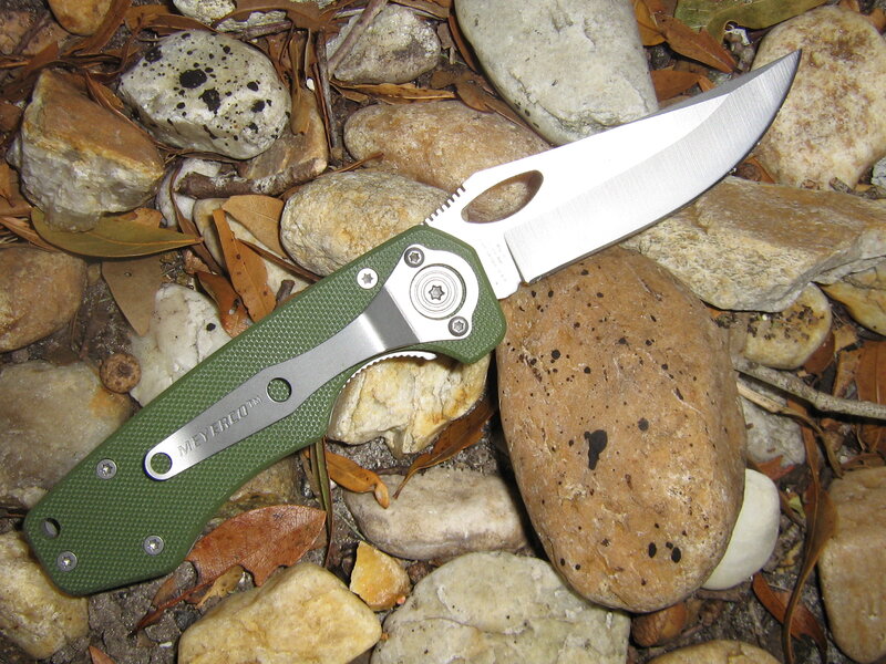 Green Folding Knife