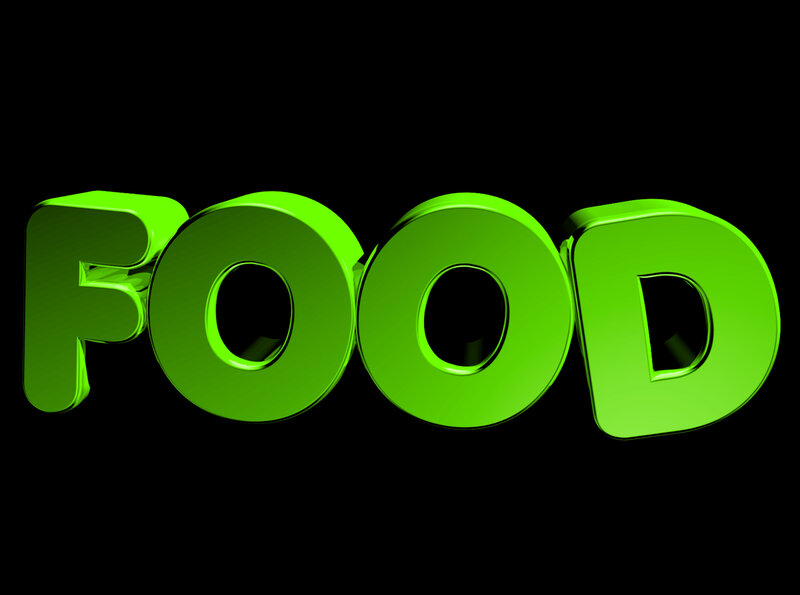 Green Food Text
