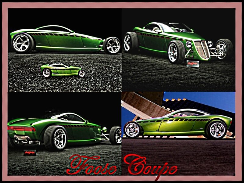 Green Foose Coupe collage