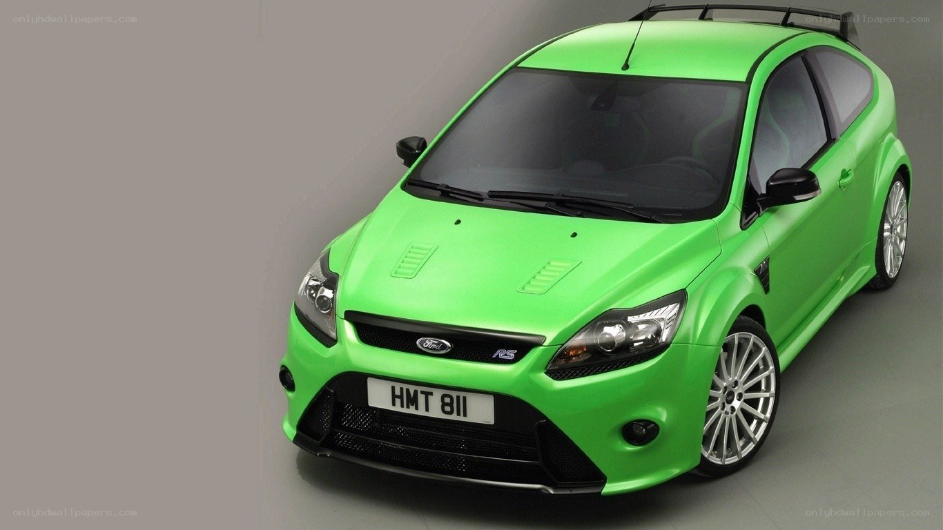 green ford focus rs