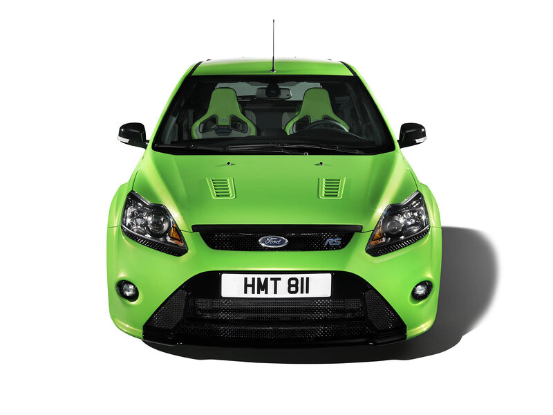 Green Ford Focus Rs — Lime Green, Neutral, Photograph