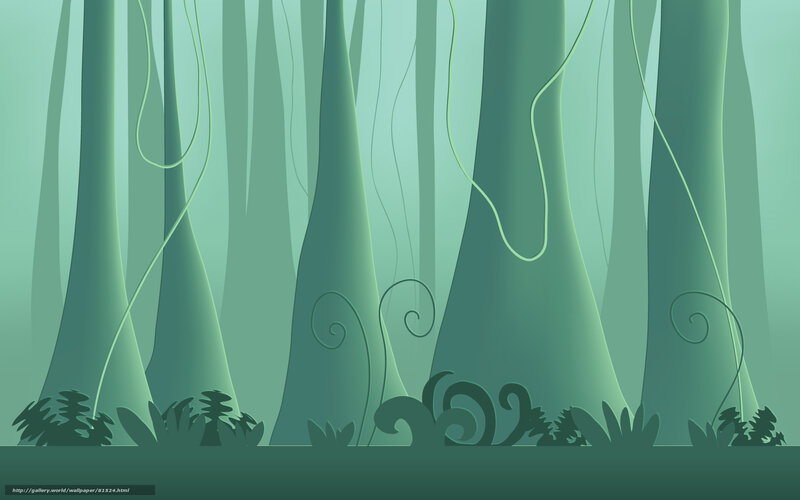 green forest background