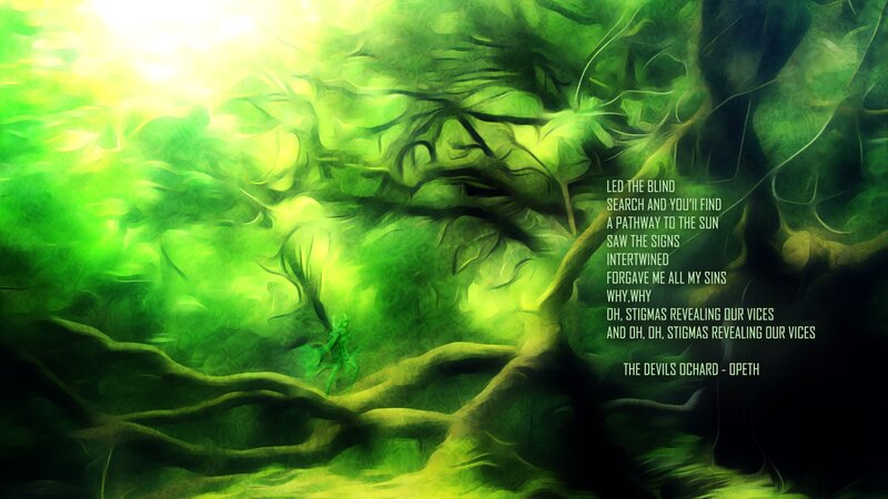 Green Forest with Roots