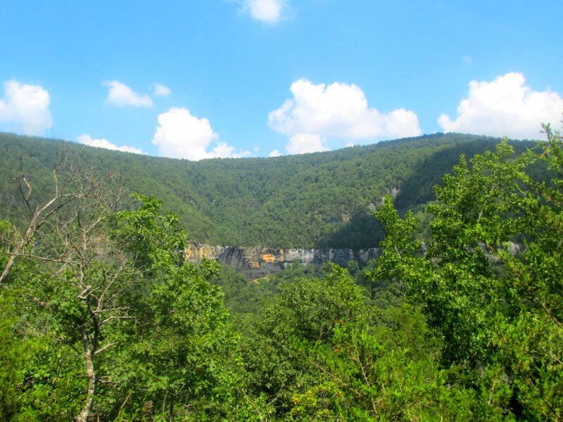 Green Forested Mountains — Serene, Afternoon, Photograph, Trees, Cliffs