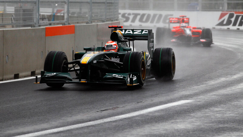 Green Formula One Car — Black