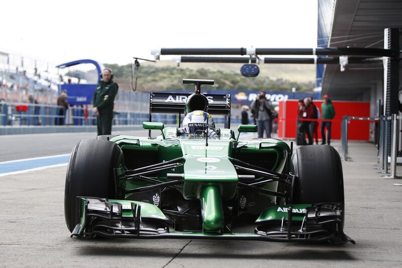 Green Formula One Car — Calm