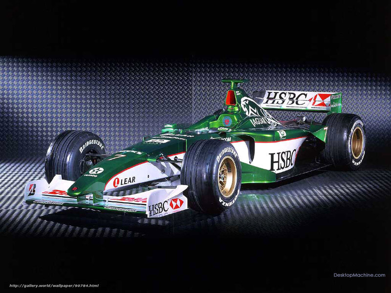 Green Formula One Car — Dramatic, Photograph, Hsbc Logo