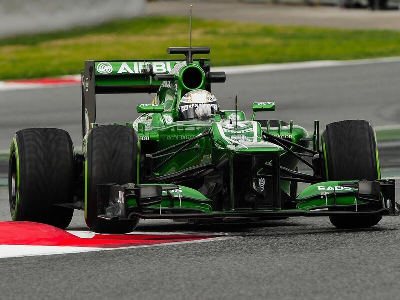 Green Formula One Car — Dynamic, Photograph, Driver, Racing Track