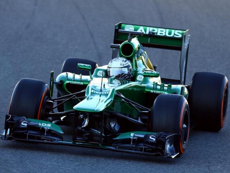 Green Formula One Car — Dynamic, Photograph, Driver
