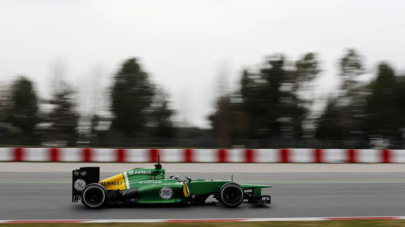 Green Formula One Car — Dynamic, Photograph, Race Track