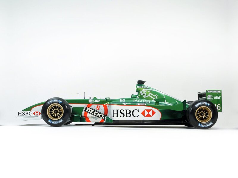 Green Formula One Car — Neutral, Photograph, Hsbc, Beck's