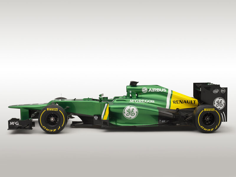 Green Formula One Car — Neutral, Photograph
