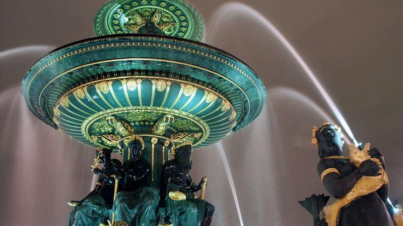 Green Fountain Sculpture