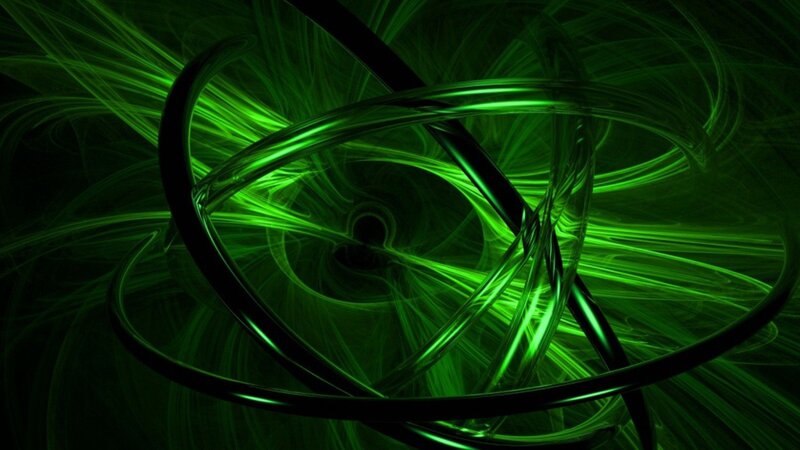 green fractal abstract design