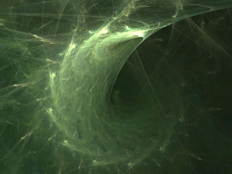 green fractal energy web