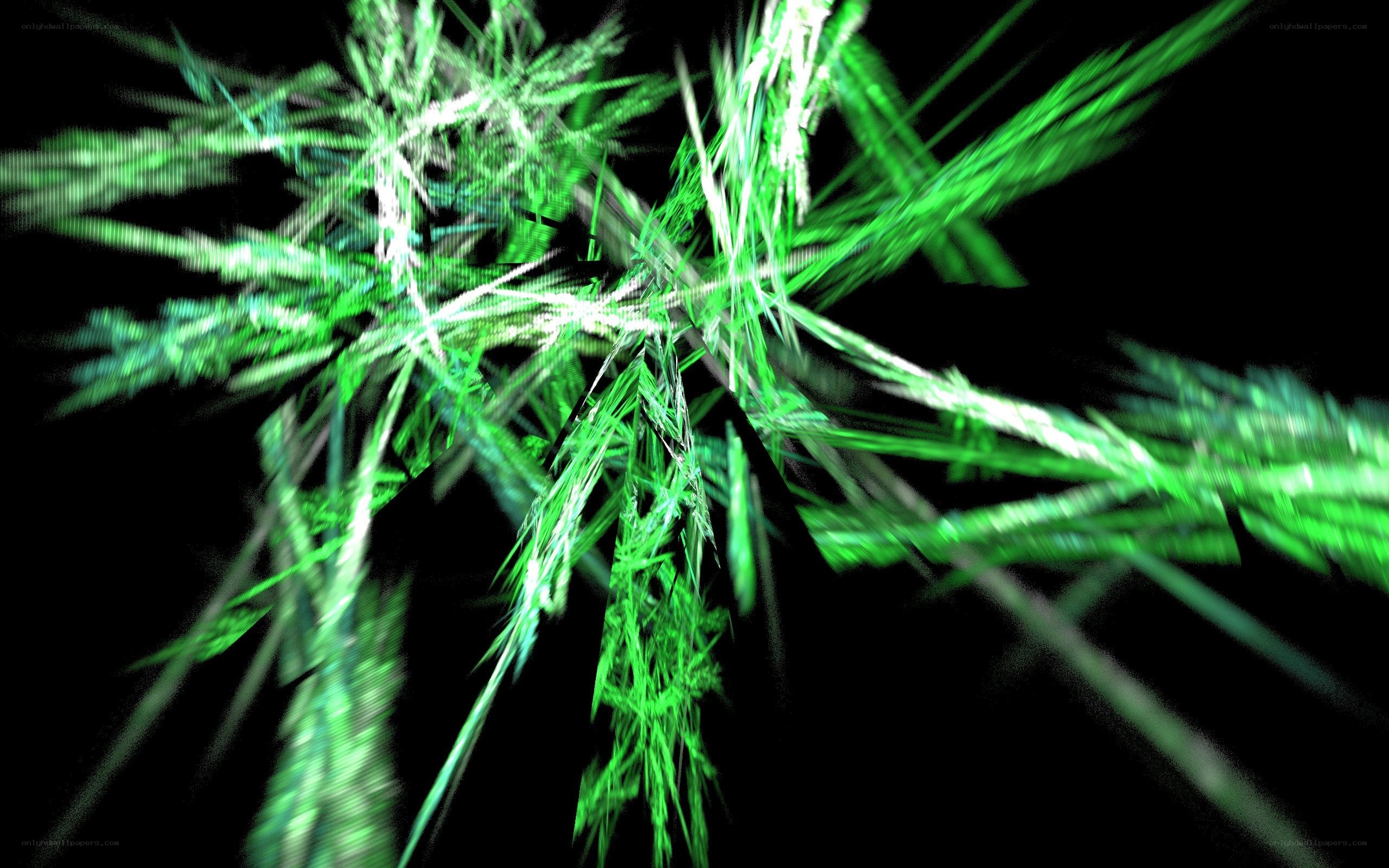 green fractal explosion