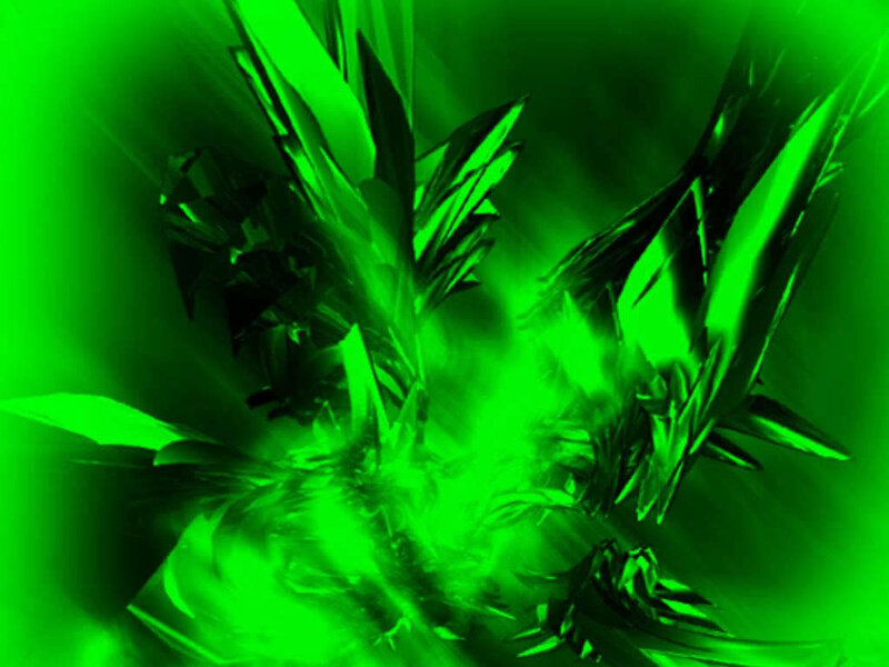 green fractal explosion