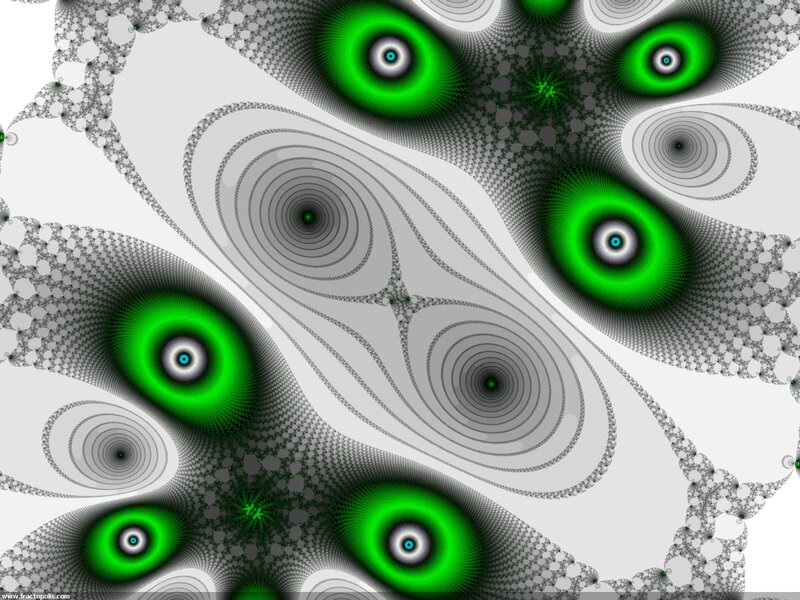 Green Fractal Eyes
