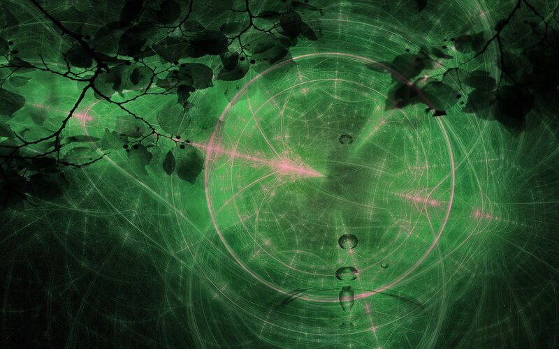 green fractal forest scene