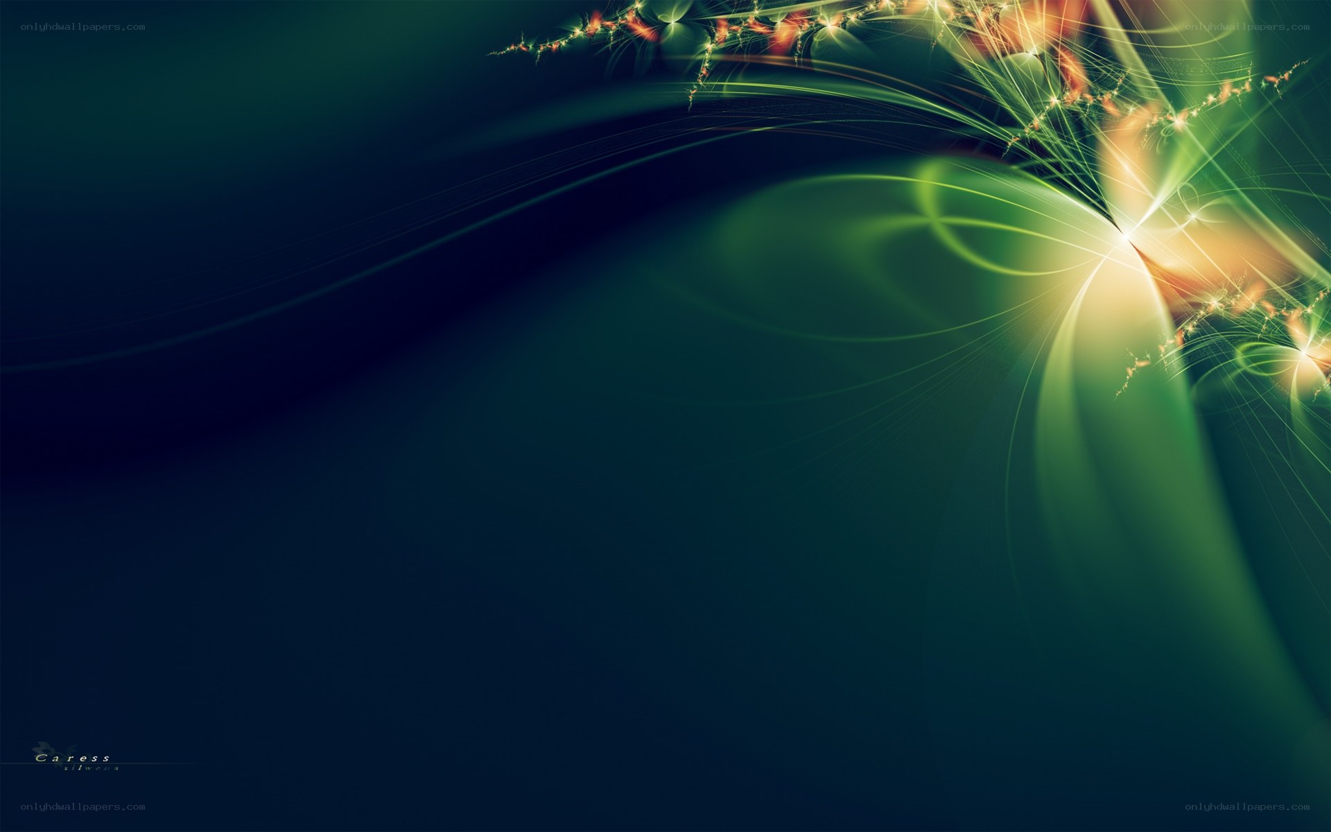 green fractal light design