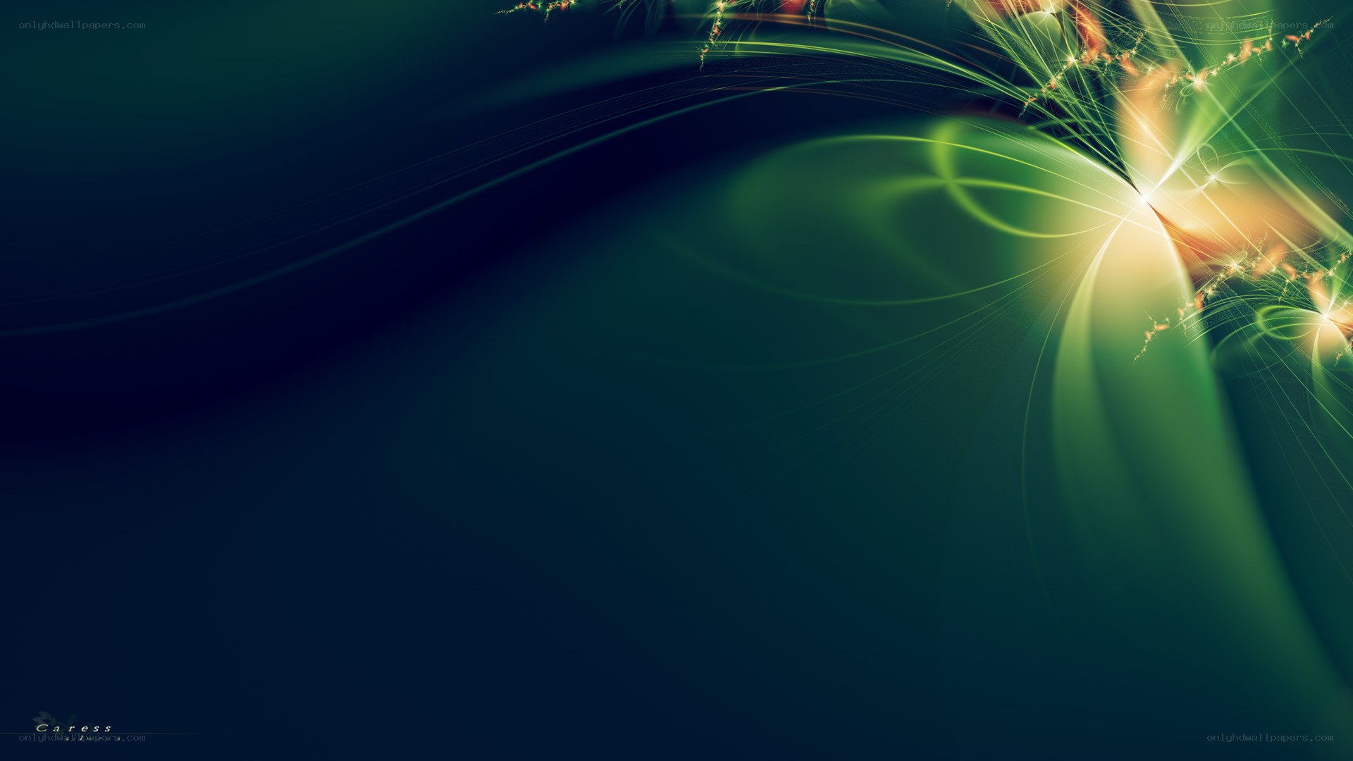 green fractal light design