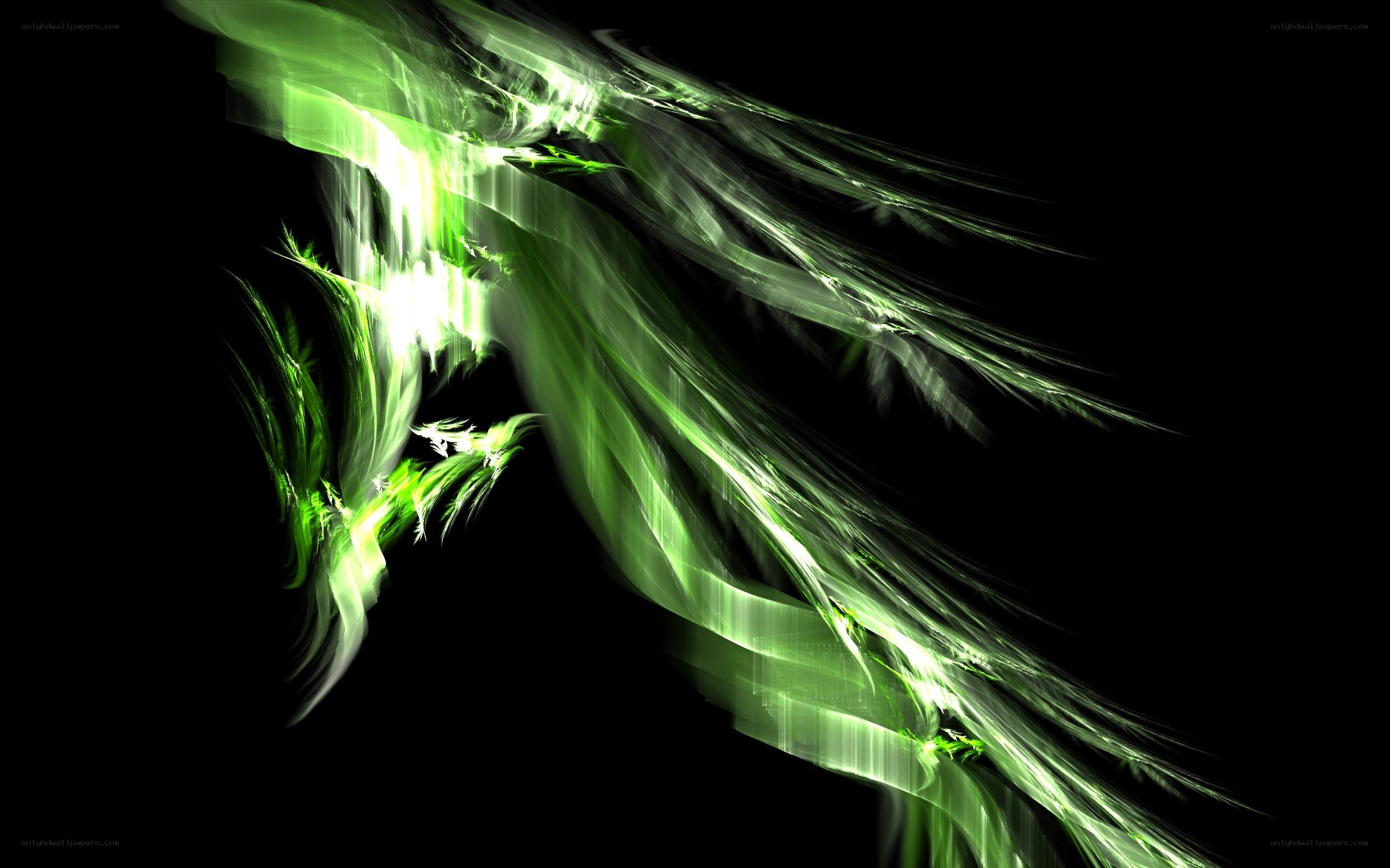 green fractal motion
