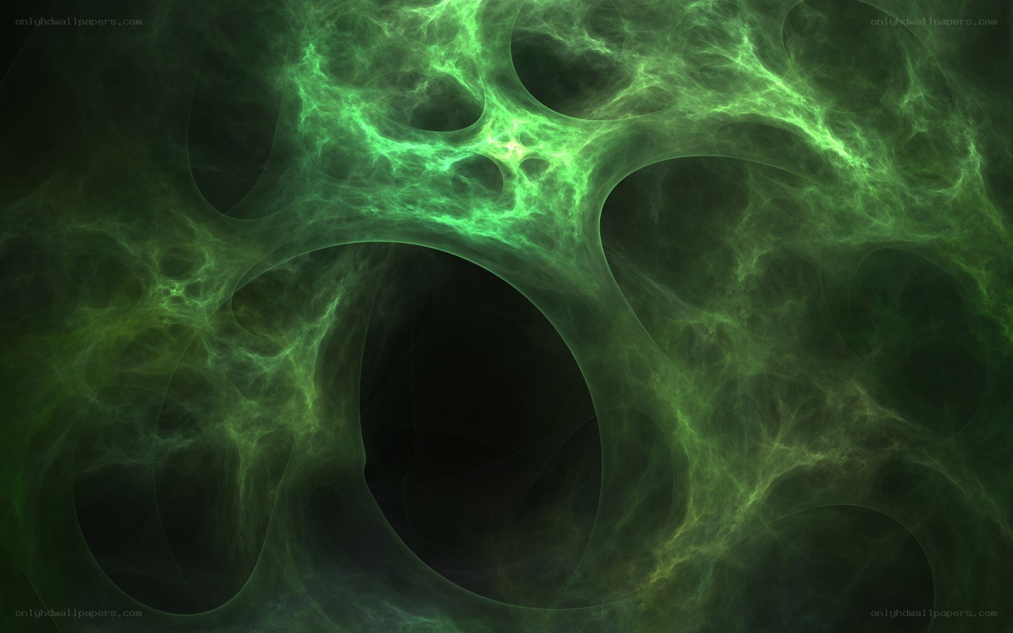 Green fractal network