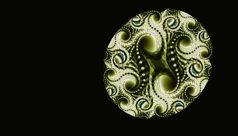 green fractal pattern