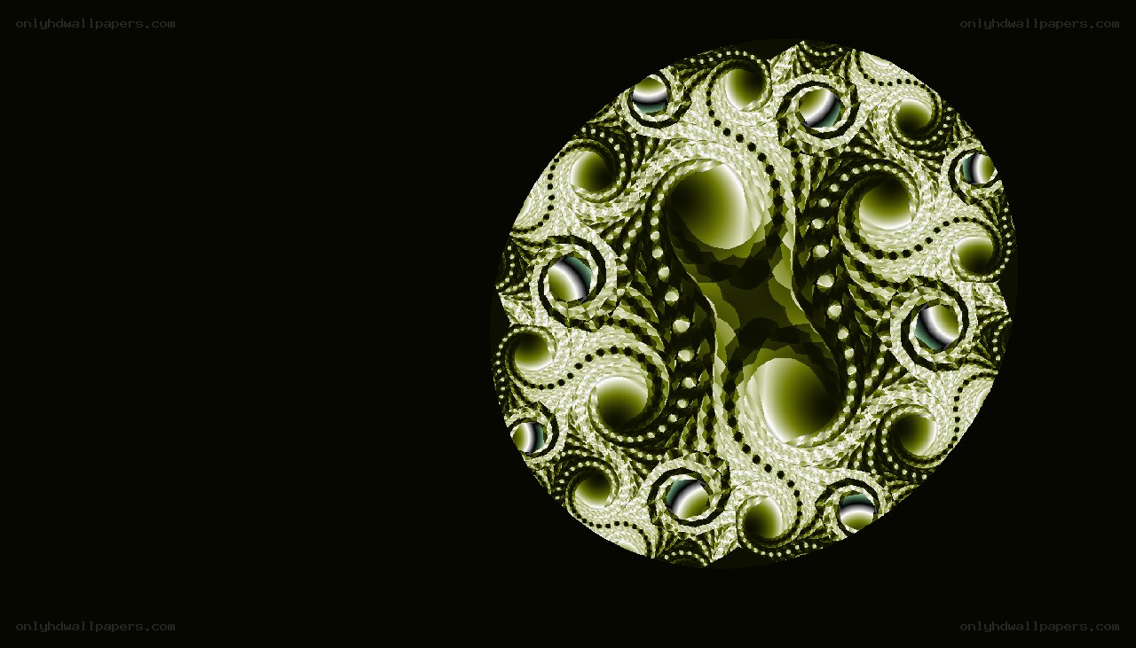 green fractal pattern