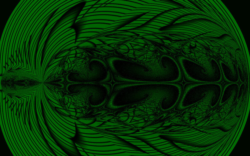 green fractal pattern